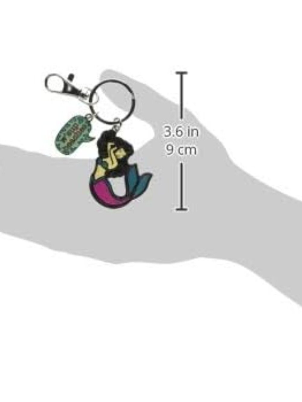 Enamel Key Ring Keychain - Picture 2 of 2
